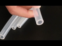 mangueira trançada pressurizada personalizada do silicone, extrusão do tubo do silicone