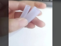mangueira trançada pressurizada personalizada do silicone, extrusão do tubo do silicone