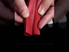 Extrusão de silicone translúcido vermelho, perfil de silicone para vedação