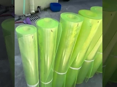 80-95 Shore Uma folha de poliuretano colorida / folha de PU lisa 35-155KN/M Boa usinagem