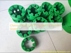 Resistente a produtos químicos PU Spider Pu Element Green