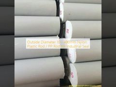 Diâmetro externo 10 - 400 mm Vareta de plástico de nylon / vareta de PP para vedação industrial