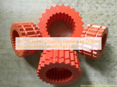 Elemento de acoplamento Hytrel 4H-11H da Dupont Hypalon Material com cor vermelha