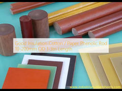 Bom isolamento algodão / papel vareta fenólica 10-200mm OD 1-3m comprimento