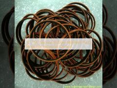 Arruelas de Borracha de Silicone TC / SC e Anéis O de PU para Vedação Industrial de Óleo