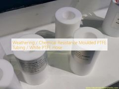 Tubos de PTFE moldados resistentes ao intemperismo / químicos / mangueira de PTFE branca