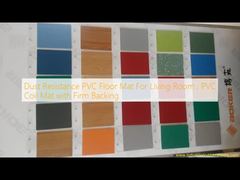 Tapete de Chão em PVC Resistente a Poeira para Sala de Estar, Tapete de Bobina em PVC com Base Firme