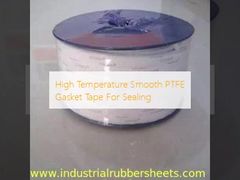 Banda de juntas de PTFE lisa de alta temperatura para vedação