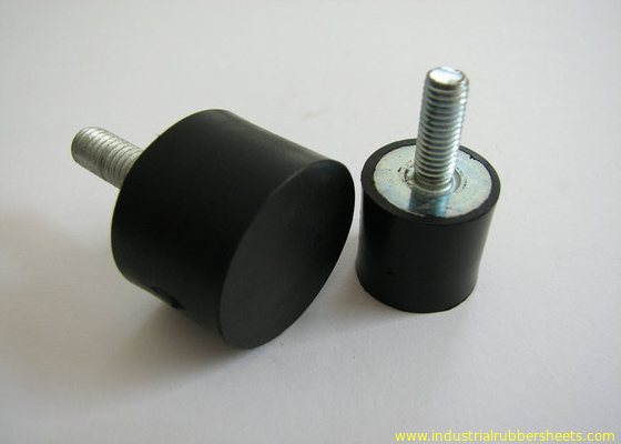 Black D-PF Type Rubber Shock Mounts with High Elasticity and Tensile Strength 8-12Mpa for Anti Vibration Applications