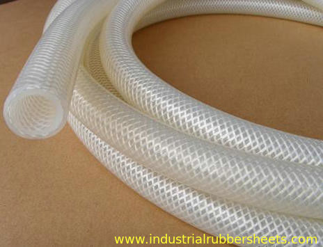 Braided Silicone Hose 3-4mm Wall Thickness, -40C to 260C