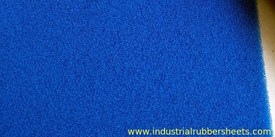 Silicone Sponge Rubber Sheet with Double Impression Fabric Surface and 10-30 Shore A Hardness for -60°C to +260°C Applications