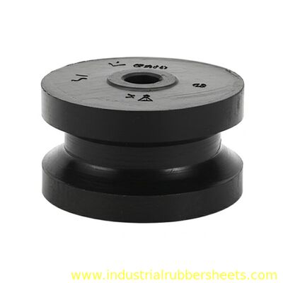 Black Industrial Grade Rubber Shock Mounts for Machinery Anti-Vibration in Standard Size