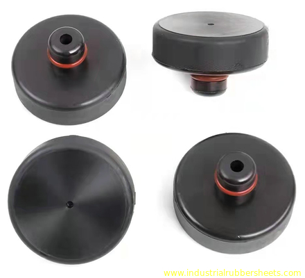 ISO9001 Certified Black Rubber Car Jacking Pad with Shock Absorber and Car Paint Protection