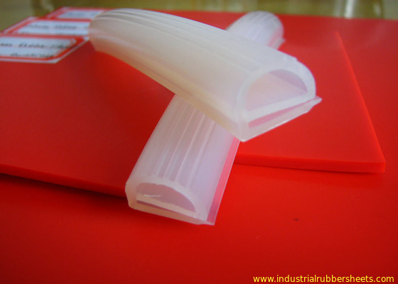 Cabo de Extrusão de Silicone Translúcido 1-50mm Diâmetro Certificado FDA RoHS