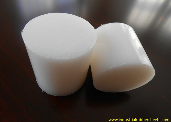 PE branco Rod plástico de nylon para placas de corte e tanques/barra do HDPE