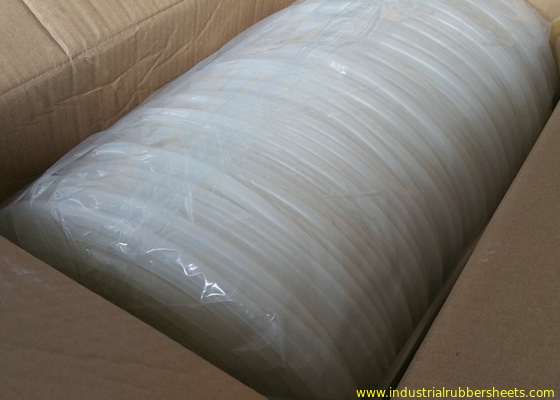 100% extrusão do tubo do silicone do Virgin, mangueira flexível resistente ao calor do silicone