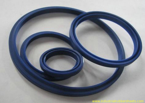 Selos hidráulicos azuis do UN, de silicone de TPU arruelas de borracha para Rod e pistão