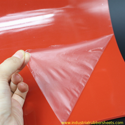 Folha grossa vermelha da borracha de silicone de 3 milímetros sem produto comestível do cheiro