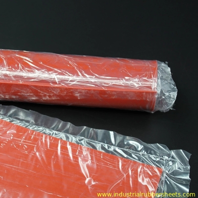 Folha grossa vermelha da borracha de silicone de 3 milímetros sem produto comestível do cheiro