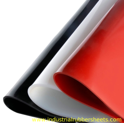 Resistência de óleo de borracha de alta temperatura vermelha da folha do silicone 3mm