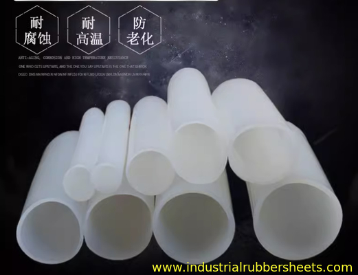 Extrusão de Tubo de Silicone Id 3mm -60°C a +250°C Faixa de Temperatura Uso Industrial