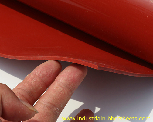 2mm Silicone Rubber Sheet UL94-V0 1.2-1.25g/cm3 High Hardness