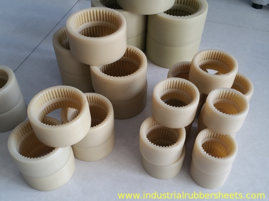 Tamanho padrão do acoplamento de poliuretano amarelo para uso industrial