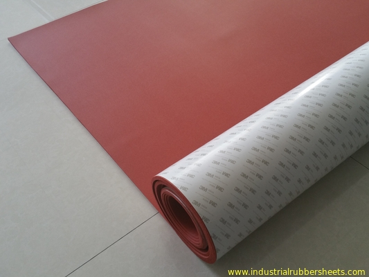 Folha de esponja de silicone Folha de borracha de silicone com adesivo 3M apoiada para aplicação especial de juntas