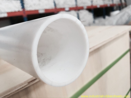 O branco industrial da categoria moldou a superfície tubo/100% lisa da tubulação do Virgin PTFE de PTFE