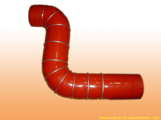 Mangueira do silicone de um Samco de 6 polegadas/tubulação de alta temperatura do silicone para o carro de competência, vermelha