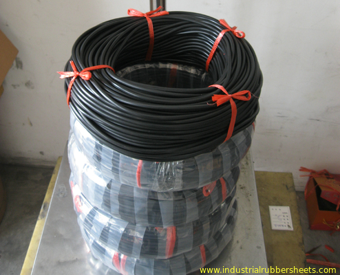 Arruelas de borracha de silicone do cabo da resistência ácida FKM para o selo industrial com preto, cor de Brown