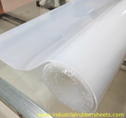 Folha transparente do silicone do produto comestível/filme transparente do silicone espessura de 0,1 - de 1.5mm
