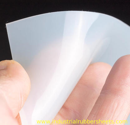 High Temp Resistant Silicone Rubber Sheet 0.1-50mm Thick FDA RoHS