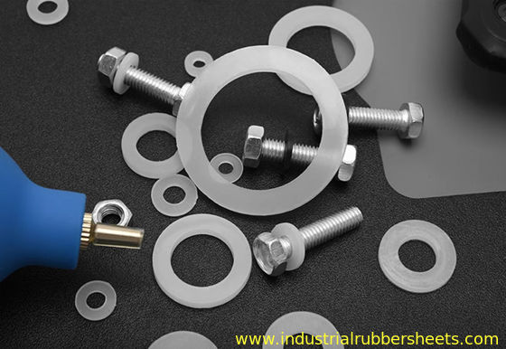 Arruelas de Silicone de Grau Alimentício com Estrutura de Célula Fechada em Tamanhos Personalizados para Aplicações de Vedação