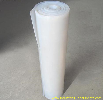 Espessura de borracha branca da folha do produto comestível de 100%/da folha 0.1-50mm gaxeta do silicone