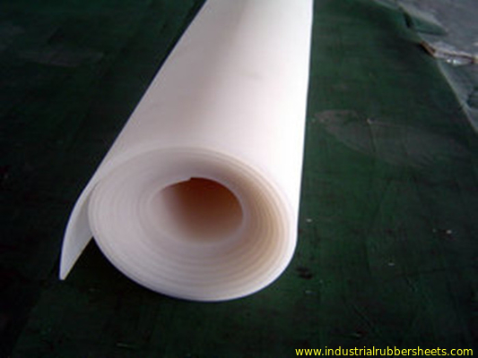 Espessura de borracha branca da folha do produto comestível de 100%/da folha 0.1-50mm gaxeta do silicone