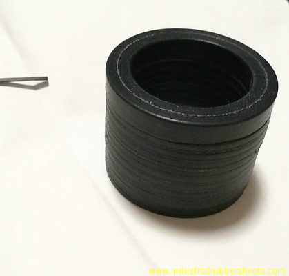 Molde de superfície liso dos conjuntos completos da cor do preto do selo do Vee das arruelas de borracha de silicone