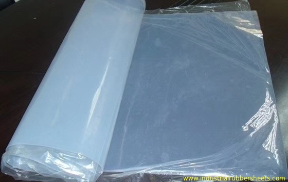 Folha de alta temperatura do silicone do produto comestível da resistência não da folha transparente da borracha de silicone do deslizamento