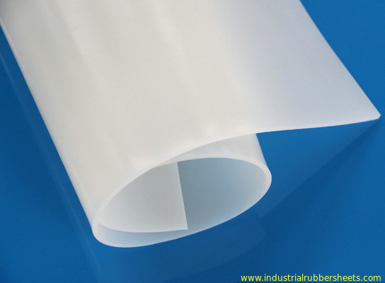 A folha translúcida do silicone do produto comestível, gaxeta do silicone fez sob medida 1-10mm x 1m X 10m