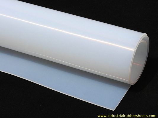 A folha translúcida do silicone do produto comestível, gaxeta do silicone fez sob medida 1-10mm x 1.2m X 10m
