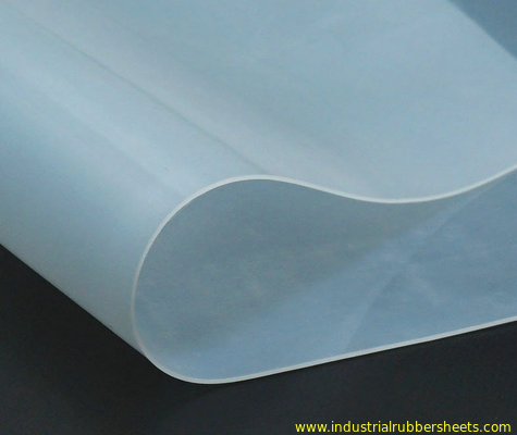 Folha de silicone translúcido de qualidade alimentar de espessura 1-10 mm, largura 1,2 m