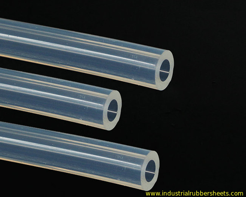 Mangueira transparente do silicone do produto comestível, tubo do silicone, tubulação do silicone