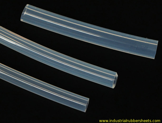 Mangueira transparente do silicone do produto comestível, tubo do silicone, tubulação do silicone