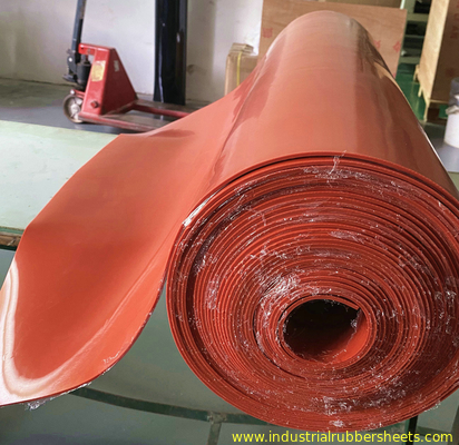 Boa a excelente resistência ao impacto Folha de borracha de silicone para aplicações industriais e de construção