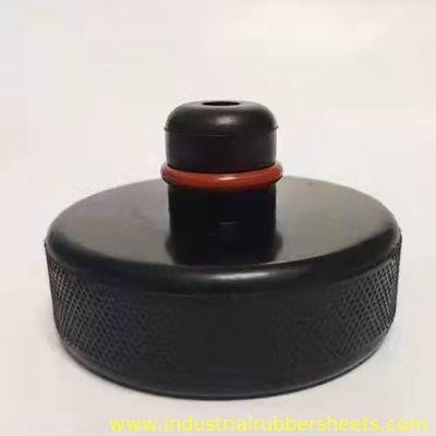 Almofada de borracha de silicone preta OEM personalizada para absorção de choque, protetor de macaco de carro