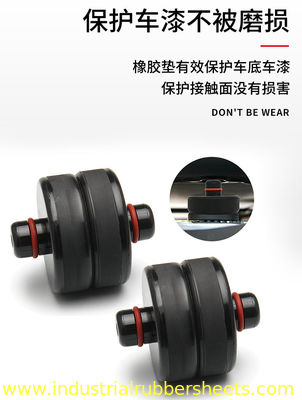 Anti-Sismic Shock Absorção Car Bumper Pad de borracha para Jack com tamanho personalizável