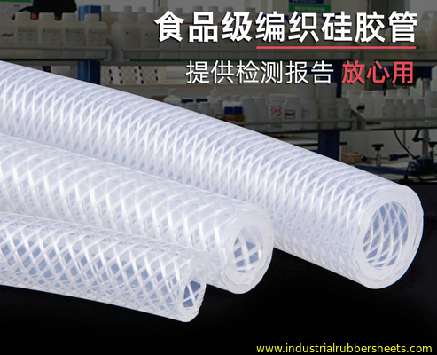 Alta temperatura da mangueira da borracha de silicone do produto comestível 2mm