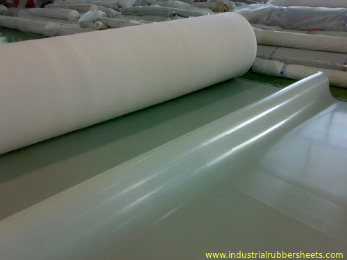 Folha de borracha de silicone industrial de 1 a 6 mm de espessura para vidro de segurança