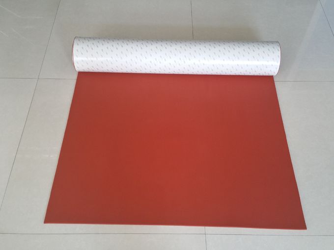 Folha resistente da esponja da folha/silicone da espuma do silicone do envelhecimento vermelho com esparadrapo de 3m