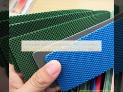 Fornecimento de cintas transportadoras de PVC personalizadas e diâmetro mínimo das rodas de 10 a 180 mm
